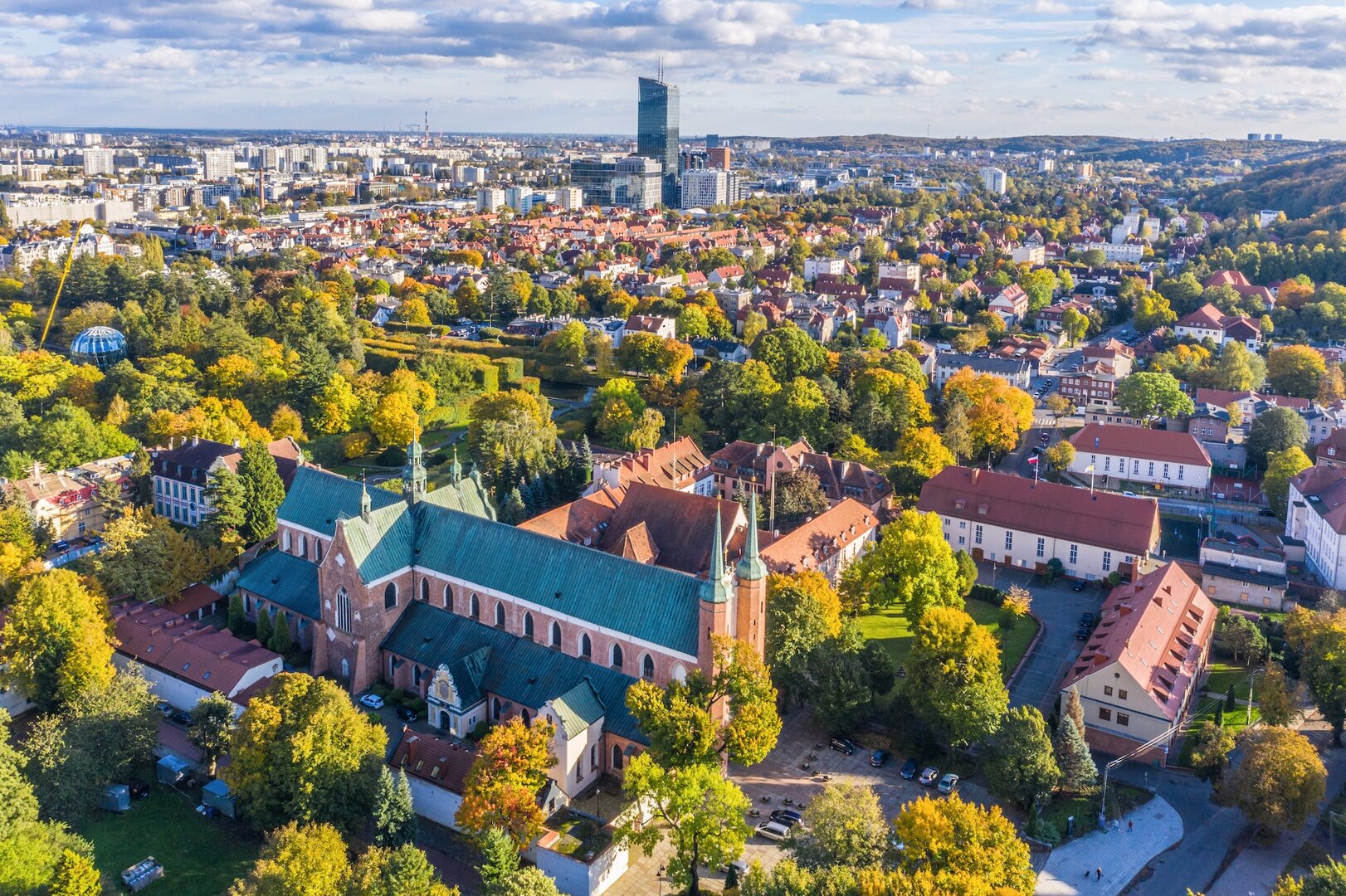 Katedra Oliwska i Park Oliwski w Gdańsku